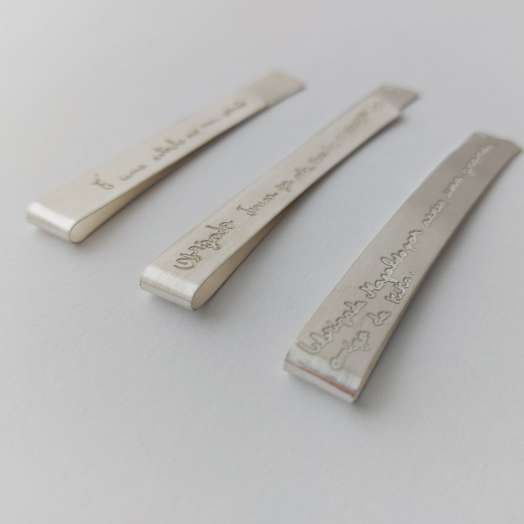 Still book marker - Gravação a laser
