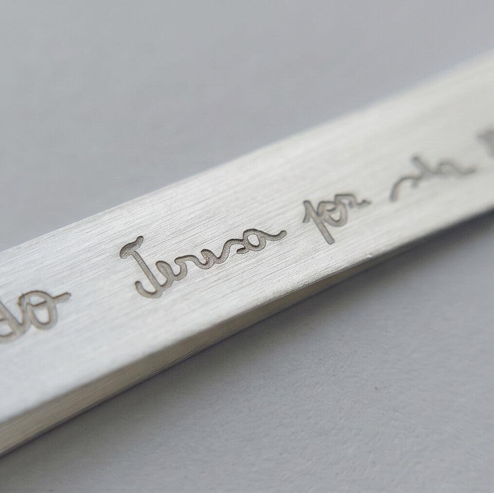 Still book marker - Laser engraving