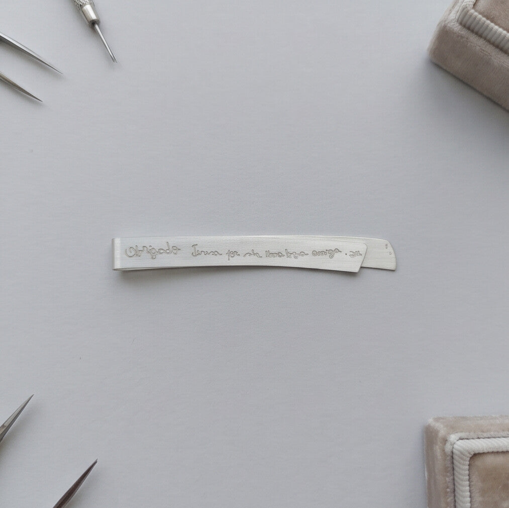 Still book marker - Laser engraving